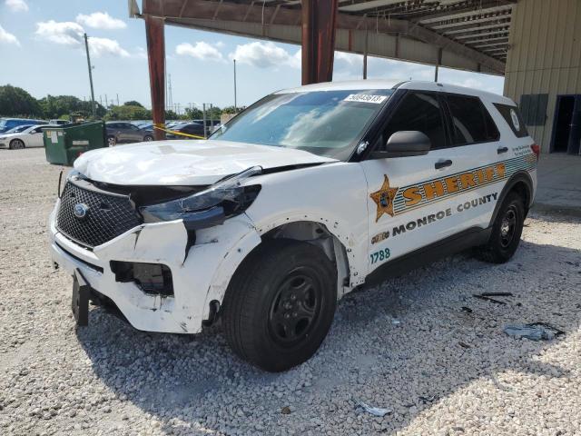 FORD EXPLORER P 2021 with VIN 1FM5K8AB5MGA17769 - Photo from auction