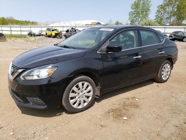 NISSAN SENTRA S 2016 with VIN 3N1AB7AP2GL654873 - Photo from auction