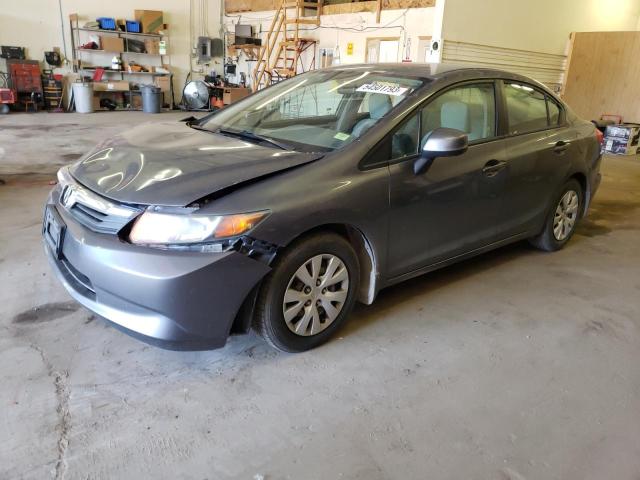Photo 1 from auction – 2012 HONDA CIVIC LX with VIN 19XFB2F59CE372077