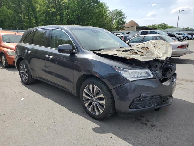 Photo 4 from auction – 2016 ACURA MDX TECHNO with VIN 5FRYD4H49GB029030
