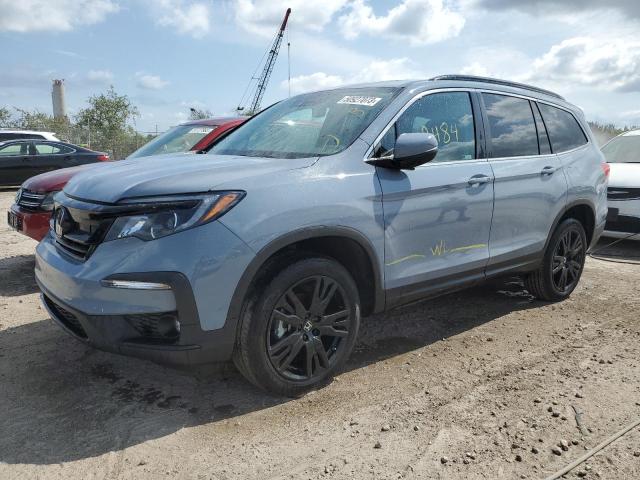 HONDA PILOT SE 2022 with VIN 5FNYF6H29NB091546 - Photo from auction