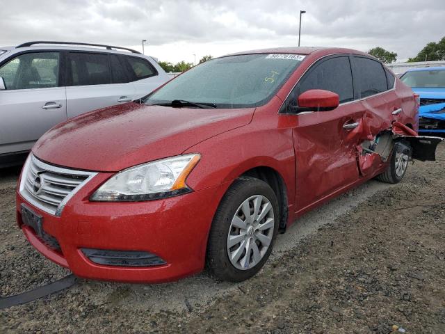 NISSAN SENTRA S 2014 with VIN 3N1AB7AP1EY331687 - Photo from auction