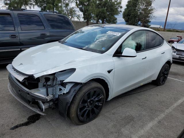 TESLA MODEL Y 2022 with VIN 7SAYGDEE8NF436911 - Photo from auction