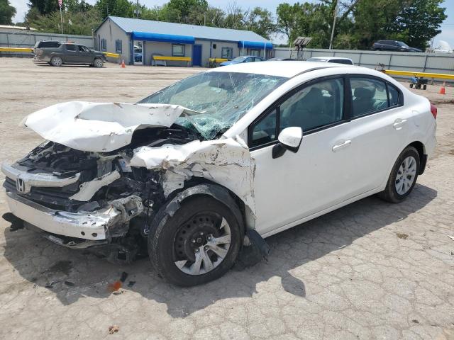 HONDA CIVIC LX 2012 with VIN 2HGFB2F55CH597618 - Photo from auction