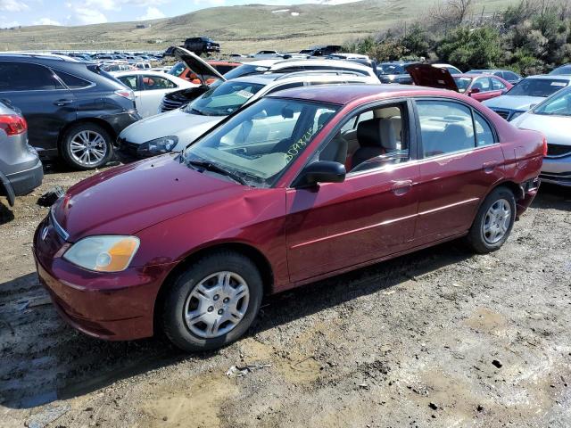 HONDA CIVIC LX 2002 with VIN 2HGES16552H503094 - Photo from auction