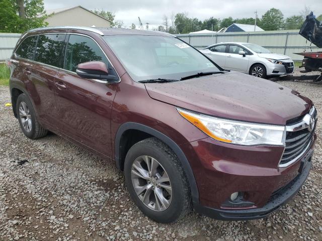 Photo 4 from auction – 2015 TOYOTA HIGHLANDER with VIN 5TDJKRFH5FS176225