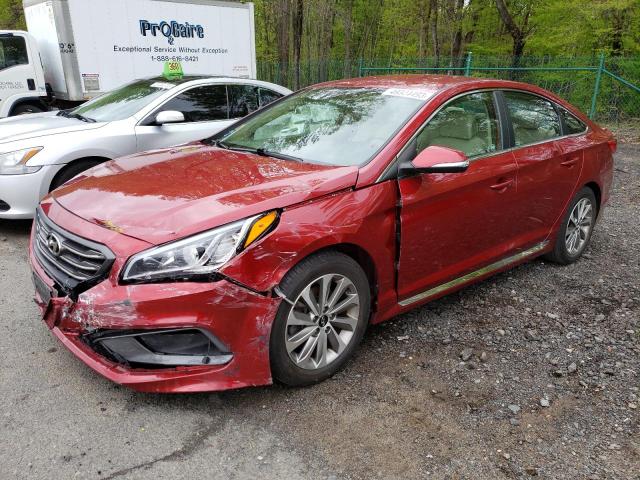 HYUNDAI SONATA SPO 2015 with VIN 5NPE34AF0FH072285 - Photo from auction