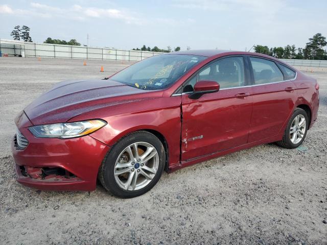 FORD FUSION SE 2018 with VIN 3FA6P0LU2JR172705 - Photo from auction