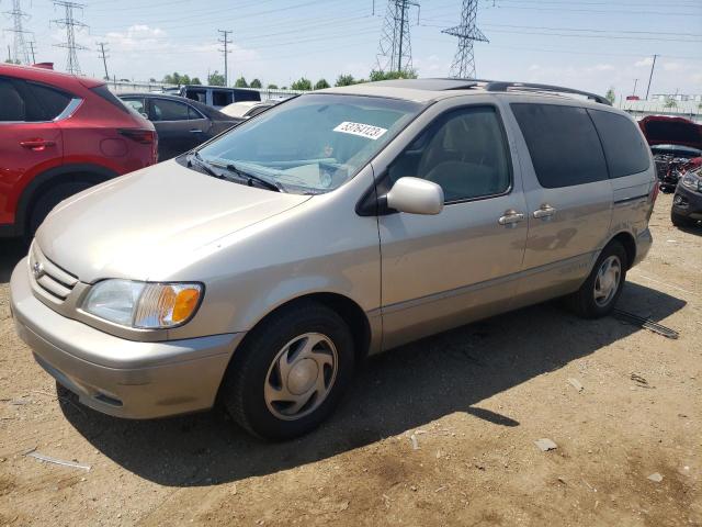 TOYOTA SIENNA LE 2001 with VIN 4T3ZF13C71U392425 - Photo from auction