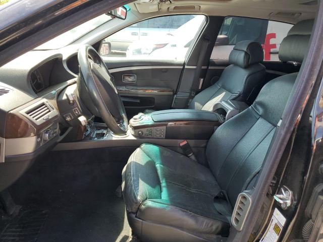 Photo 7 from auction – 2007 BMW 750 with VIN WBAHN83597DT69420