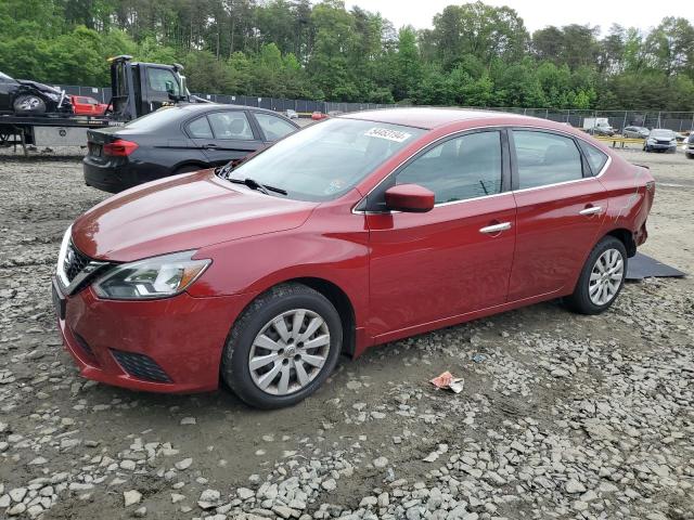 NISSAN SENTRA S 2017 with VIN 3N1AB7AP1HY365150 - Photo from auction