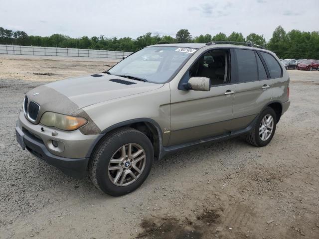 BMW X5 3.0I 2004 with VIN 5UXFA13584LU27692 - Photo from auction