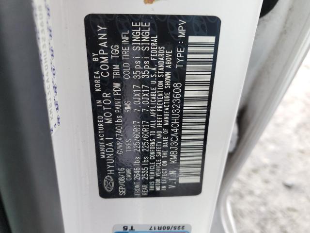 Photo 14 from auction – 2017 HYUNDAI TUCSON LIM with VIN KM8J3CA40HU323608