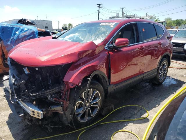 HONDA CR-V EX 2021 with VIN 7FARW2H51ME014227 - Photo from auction