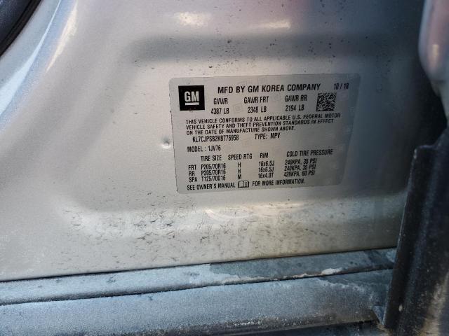 Photo 14 from auction – 2019 CHEVROLET TRAX 1LT with VIN KL7CJPSB2KB776958
