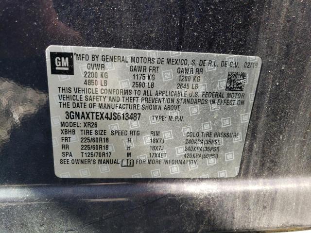 Photo 14 from auction – 2018 CHEVROLET EQUINOX LT with VIN 3GNAXTEX4JS613487