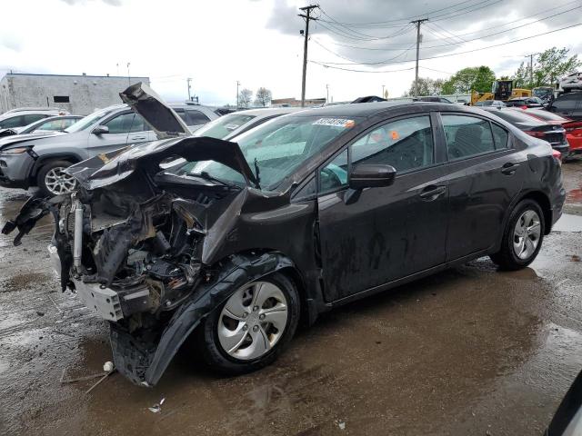 HONDA CIVIC LX 2014 with VIN 2HGFB2F55EH557882 - Photo from auction