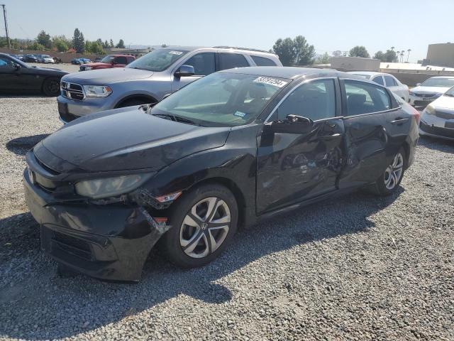 HONDA CIVIC LX 2016 with VIN 2HGFC2F57GH530876 - Photo from auction