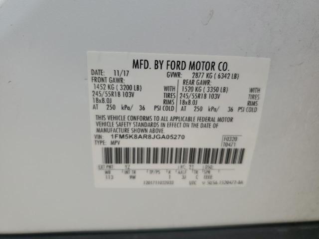 Photo 14 from auction – 2018 FORD EXPLORER P with VIN 1FM5K8AR8JGA05270