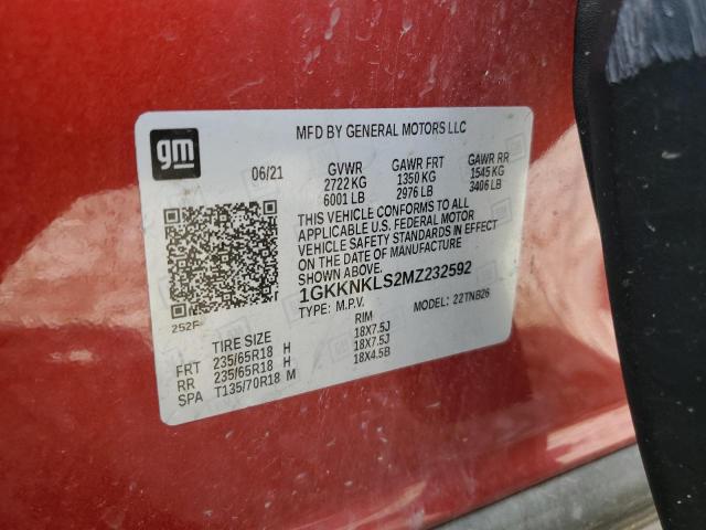 Photo 14 from auction – 2021 GMC ACADIA SLE with VIN 1GKKNKLS2MZ232592