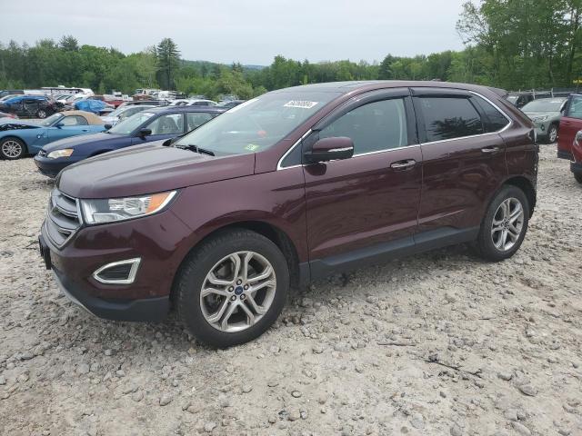 FORD EDGE TITAN 2018 with VIN 2FMPK4K92JBB32796 - Photo from auction
