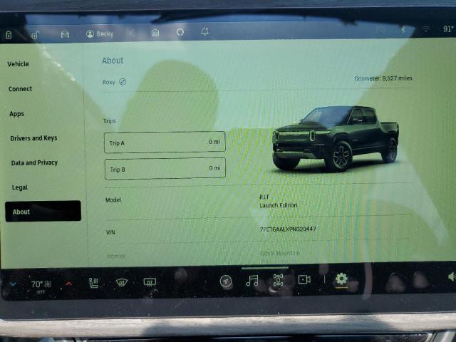 Photo 9 from auction – 2023 RIVIAN R1T LAUNCH with VIN 7FCTGAALXPN020447