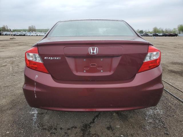 Photo 6 from auction – 2012 HONDA CIVIC LX with VIN 2HGFB2F49CH061780