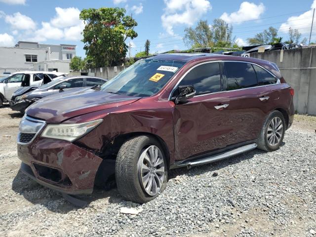 ACURA MDX TECHNO 2014 с VIN 5FRYD3H45EB011499 - Фото с аукциона