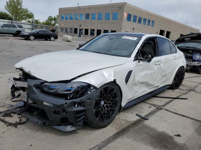 BMW M3 COMPETI 2022 with VIN WBS43AY04NFN18158 - Photo from auction