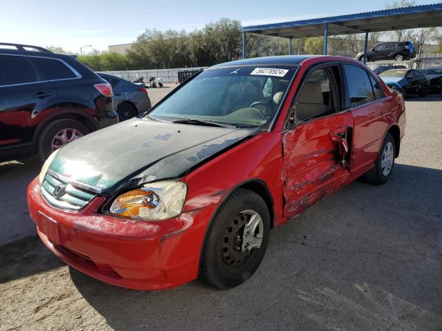 HONDA CIVIC LX 2002 with VIN 2HGES16522H513937 - Photo from auction