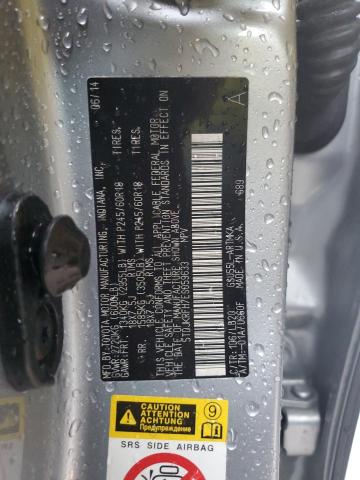 Photo 14 from auction – 2014 TOYOTA HIGHLANDER with VIN 5TDJKRFH7ES059633