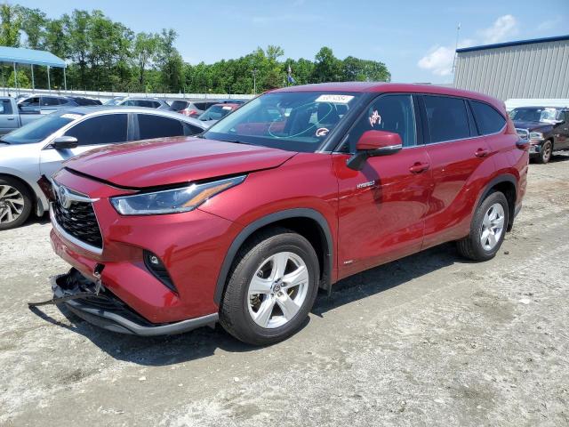 TOYOTA HIGHLANDER 2021 with VIN 5TDBBRCH1MS536502 - Photo from auction