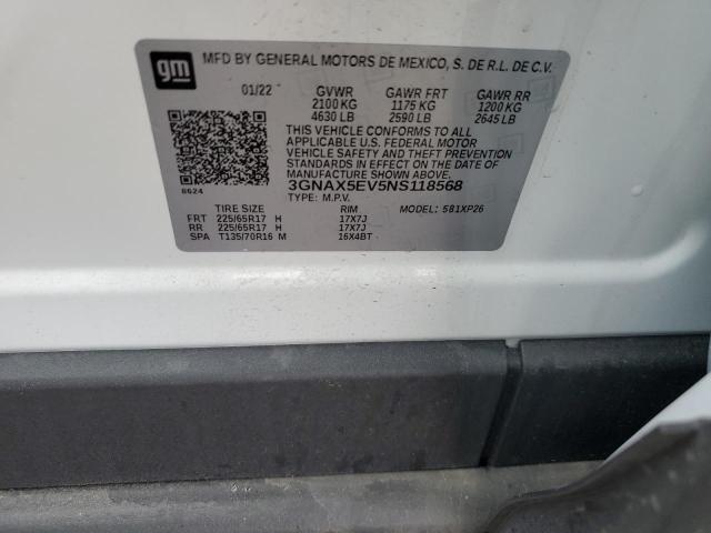 Photo 14 from auction – 2022 CHEVROLET EQUINOX LS with VIN 3GNAX5EV5NS118568