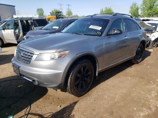 INFINITI FX35 2007 with VIN JNRAS08W07X201163 - Photo from auction