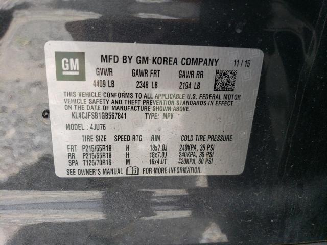 Photo 14 from auction – 2016 BUICK ENCORE CON with VIN KL4CJFSB1GB567841