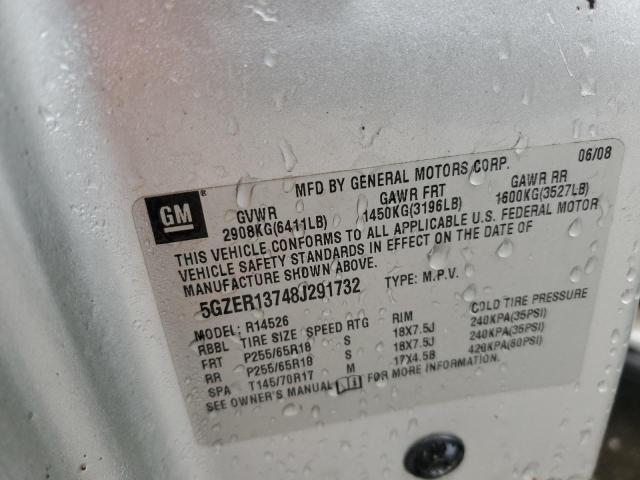 Photo 14 from auction – 2008 SATURN OUTLOOK XE with VIN 5GZER13748J291732