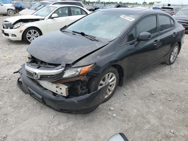 HONDA CIVIC EXL 2012 with VIN 19XFB2F90CE000081 - Photo from auction