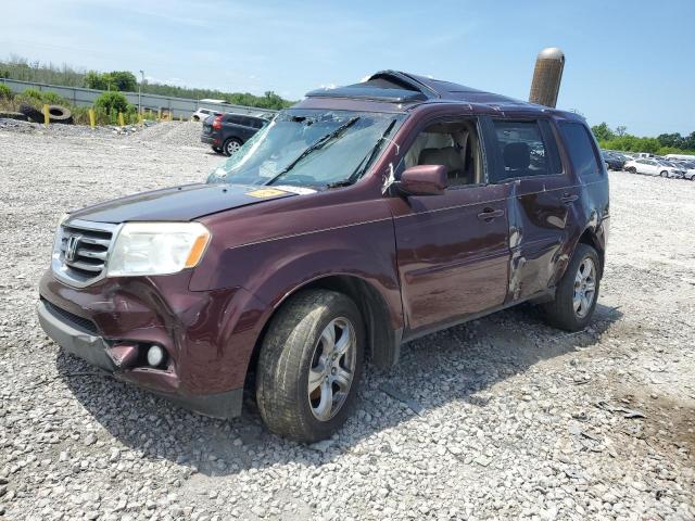 HONDA PILOT EXL 2012 with VIN 5FNYF3H54CB034838 - Photo from auction