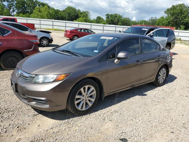 HONDA CIVIC EXL 2012 with VIN 2HGFB2F90CH528502 - Photo from auction