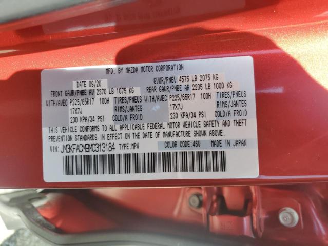 Photo 14 from auction – 2021 MAZDA CX-5 TOURI with VIN JM3KFACM9M0313184