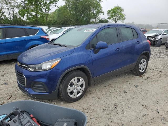 CHEVROLET TRAX LS 2017 with VIN 3GNCJKSB6HL155064 - Photo from auction