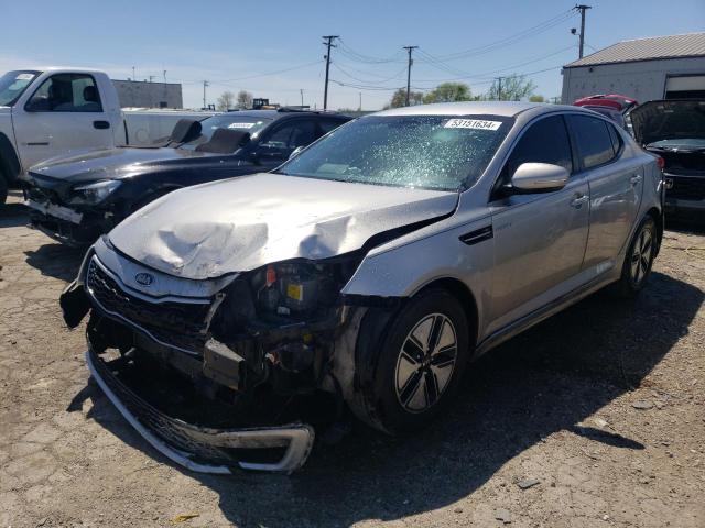 KIA OPTIMA HYB 2013 with VIN KNAGM4AD1D5047216 - Photo from auction