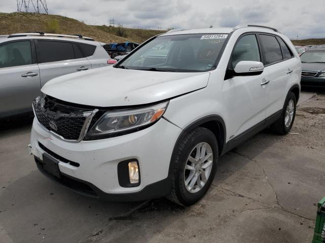 KIA SORENTO LX 2014 with VIN 5XYKTDA76EG497091 - Photo from auction