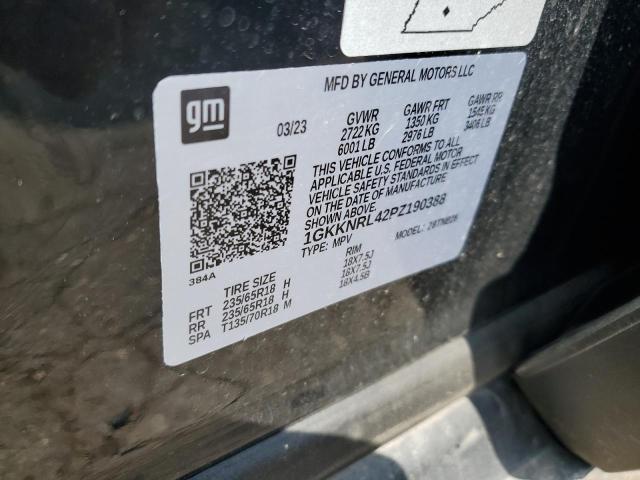 Photo 14 from auction – 2023 GMC ACADIA SLE with VIN 1GKKNRL42PZ190388