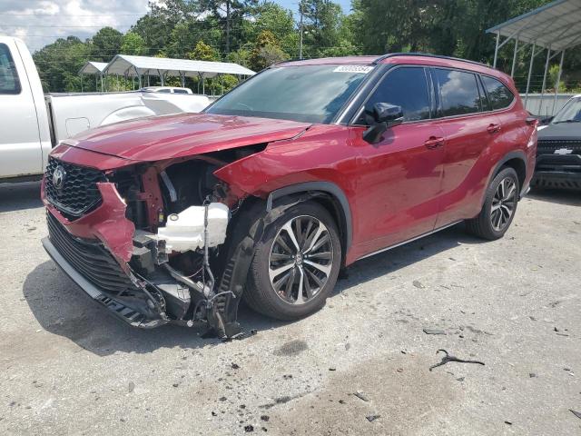 TOYOTA HIGHLANDER 2022 with VIN 5TDLZRAH9NS090877 - Photo from auction