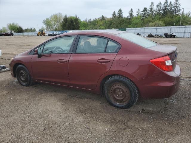 Photo 2 from auction – 2012 HONDA CIVIC LX with VIN 2HGFB2F49CH061780