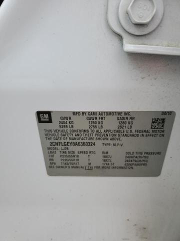 Photo 14 from auction – 2010 CHEVROLET EQUINOX LT with VIN 2CNFLGEY8A6360324