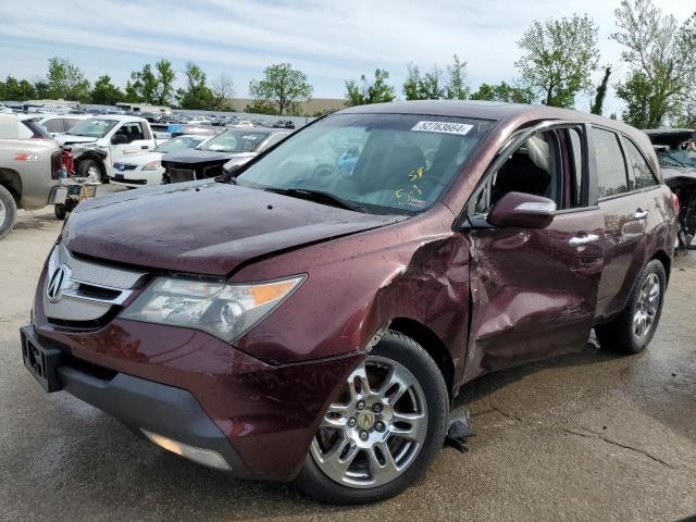 ACURA MDX TECHNO 2007 with VIN 2HNYD28487H550122 - Photo from auction