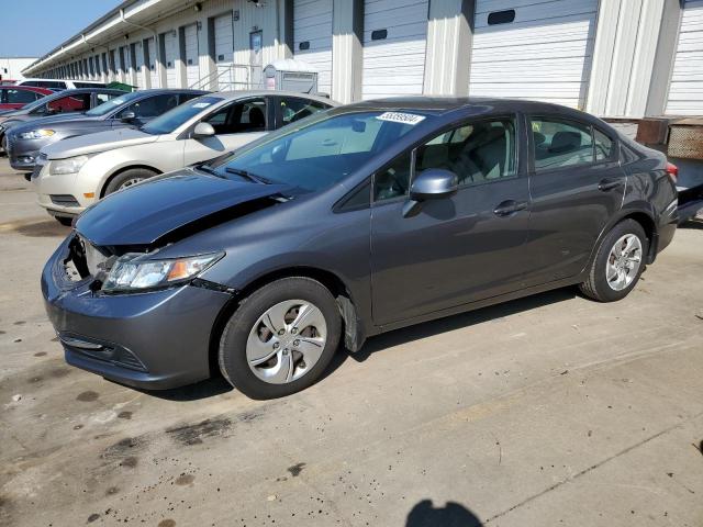 HONDA CIVIC LX 2013 with VIN 19XFB2F5XDE047956 - Photo from auction