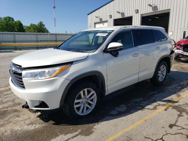 TOYOTA HIGHLANDER 2014 with VIN 5TDBKRFH6ES005289 - Photo from auction